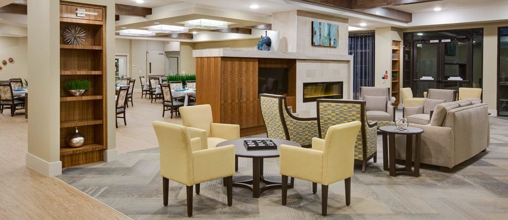 Expertly-crafted lounge and dining room furniture for memory care and dementia care patients.