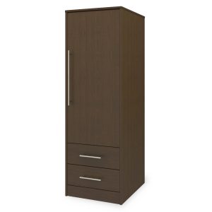 Kwalu product: Auburn Single Wardrobe, 2 Drawers, 1 Door
