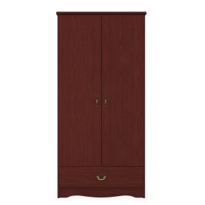 Kwalu product: Beaufort Double Wardrobe, 1 Drawer, 2 Doors