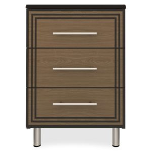 Kwalu product: Chicago Bedside Cabinet, 3 Drawers
