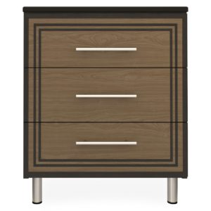 Kwalu product: Chicago Chest, 3 Drawers