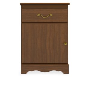 Kwalu product: Charlotte Bedside Cabinet, 1 Drawer, 1 Door
