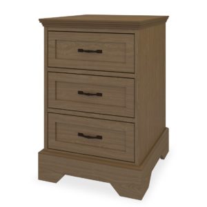 Kwalu product: Dorchester Bedside Cabinet, 3 Drawers