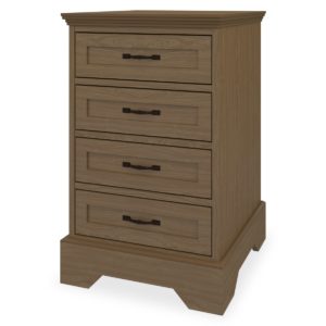 Kwalu product: Dorchester Bedside Cabinet, 4 Drawers