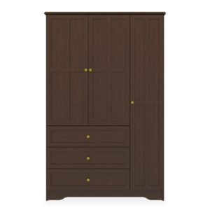 Kwalu product: Mission Armoire Wardrobe, 3 Drawers, 3 Doors