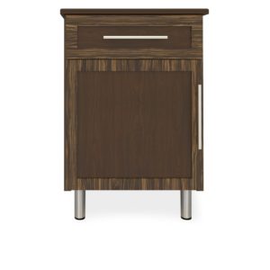 Kwalu product: Tempe Bedside Cabinet, 1 Drawer, 1 Door